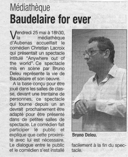 Le Dauphiné Libéré - Mai 2007